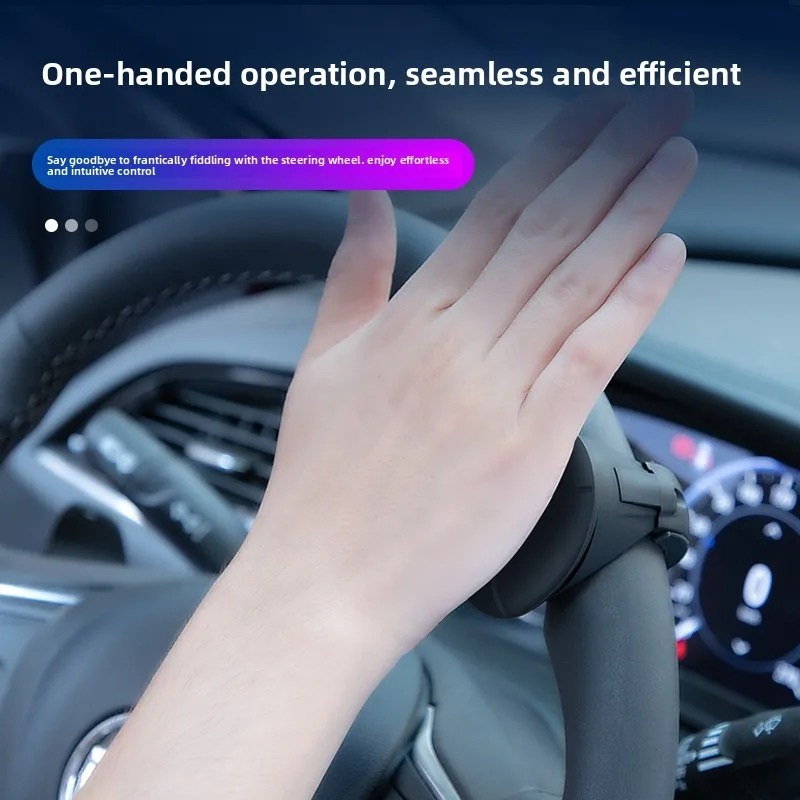 High-End Multi-Functional Car Steering Wheel Aid Ball Single Hand Turning Assistance Driving Creativity Automobile Accessory