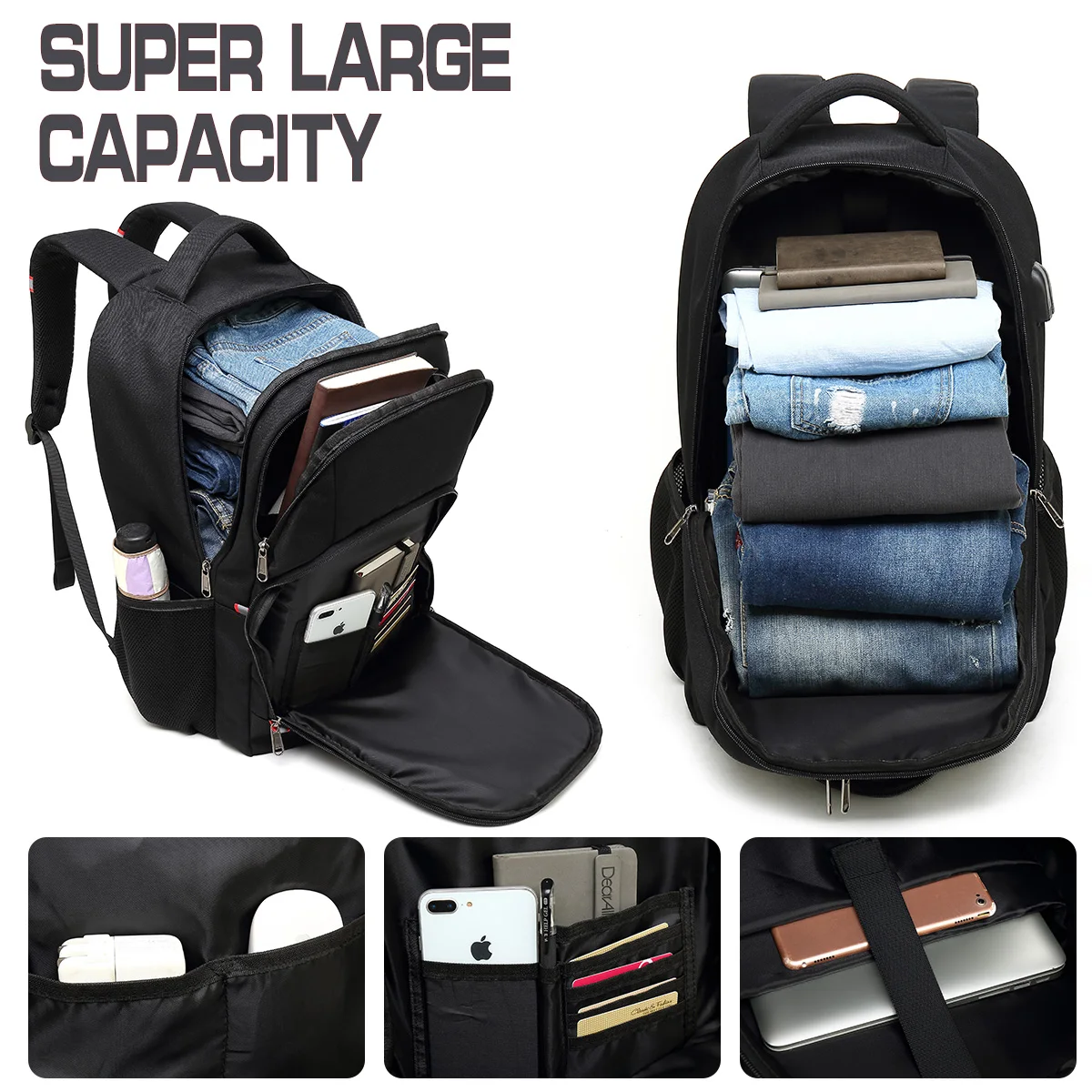 XQXA Unisex 30L Business 17 \