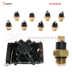 newest M16/M14 Radiator Thermal Fan Switch Thermostat For 250cc Water Cooled ATV Quad Scooter Motorcycle Parts