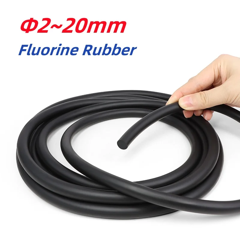 Φ2~20mm Fluorine Rubber Solid Strip O-Ring Bar Seal Not Foaming