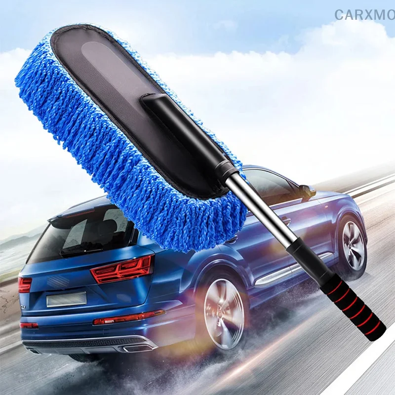 

Microfiber Car Duster Suit Retractable Microfiber Car Dust Mop Home Cleaning Dust Removal Brushes Towels Kits