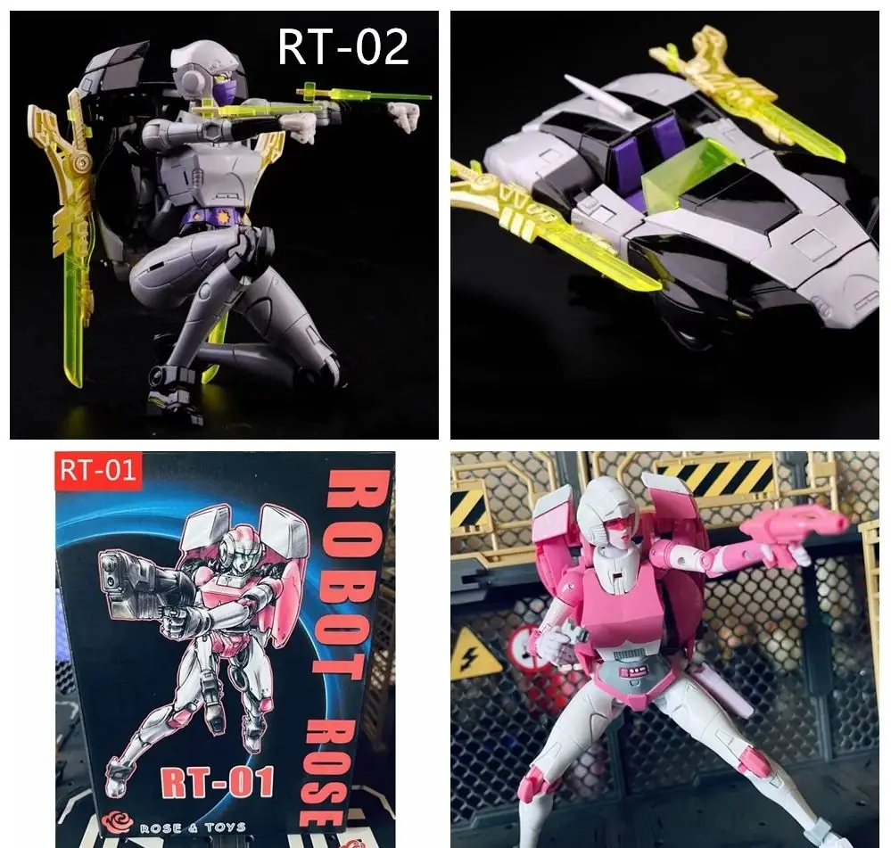 

IN STOCK Rose Toys Transformation RT-01 RT01 Arcee Rose RT-02 RT02 Nightbird Night Rose MP Ratio Action Figure Toys With Bonus