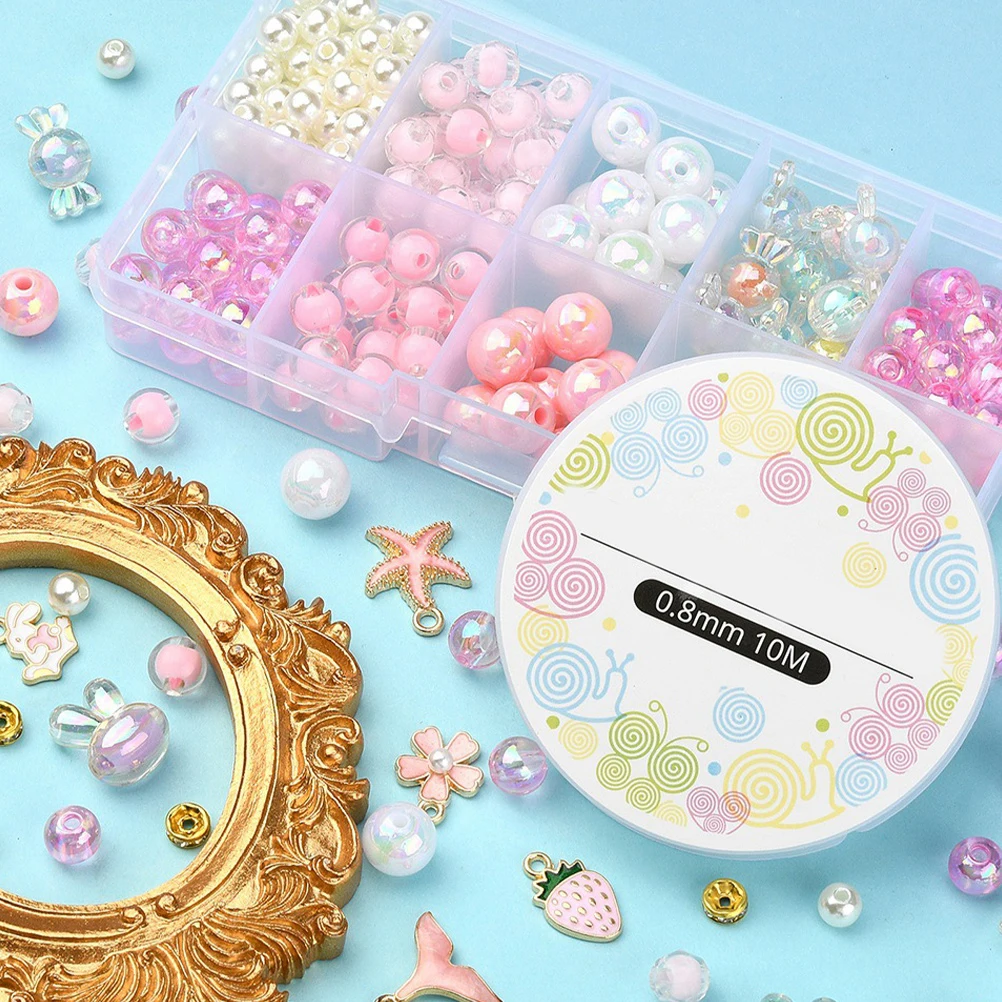 

DIY Bracelet Tool Kit Making Bead Jewelry Supplies Beading Metal Beads Acrylic Girl