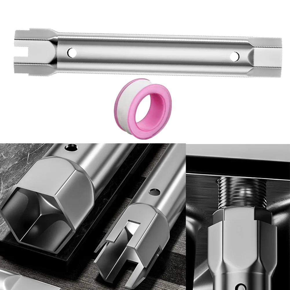 

DIY Installation 34-40mm Pipe Spanner Non Damaging Faucet Tool Multitool Non-Damaging Use Versatile Application