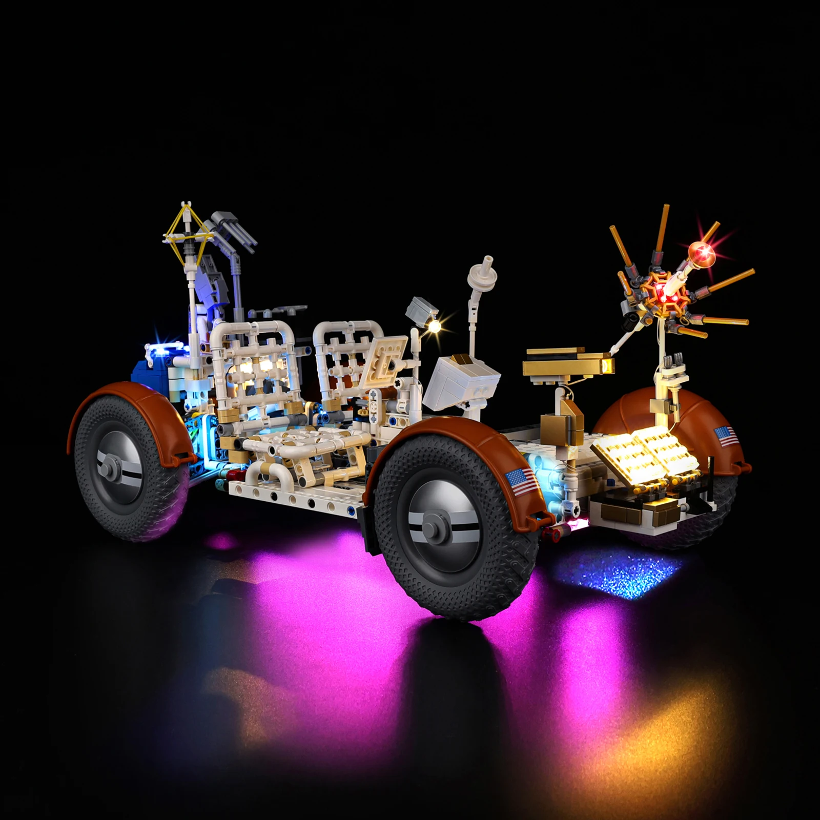 مجموعة إضاءة LED مناسبة لسيارة LEGO Technic NASA Apollo Lunar Roving Vehicle LRV 42182 هدية الإضاءة (باستثناء مكعبات البناء) #2