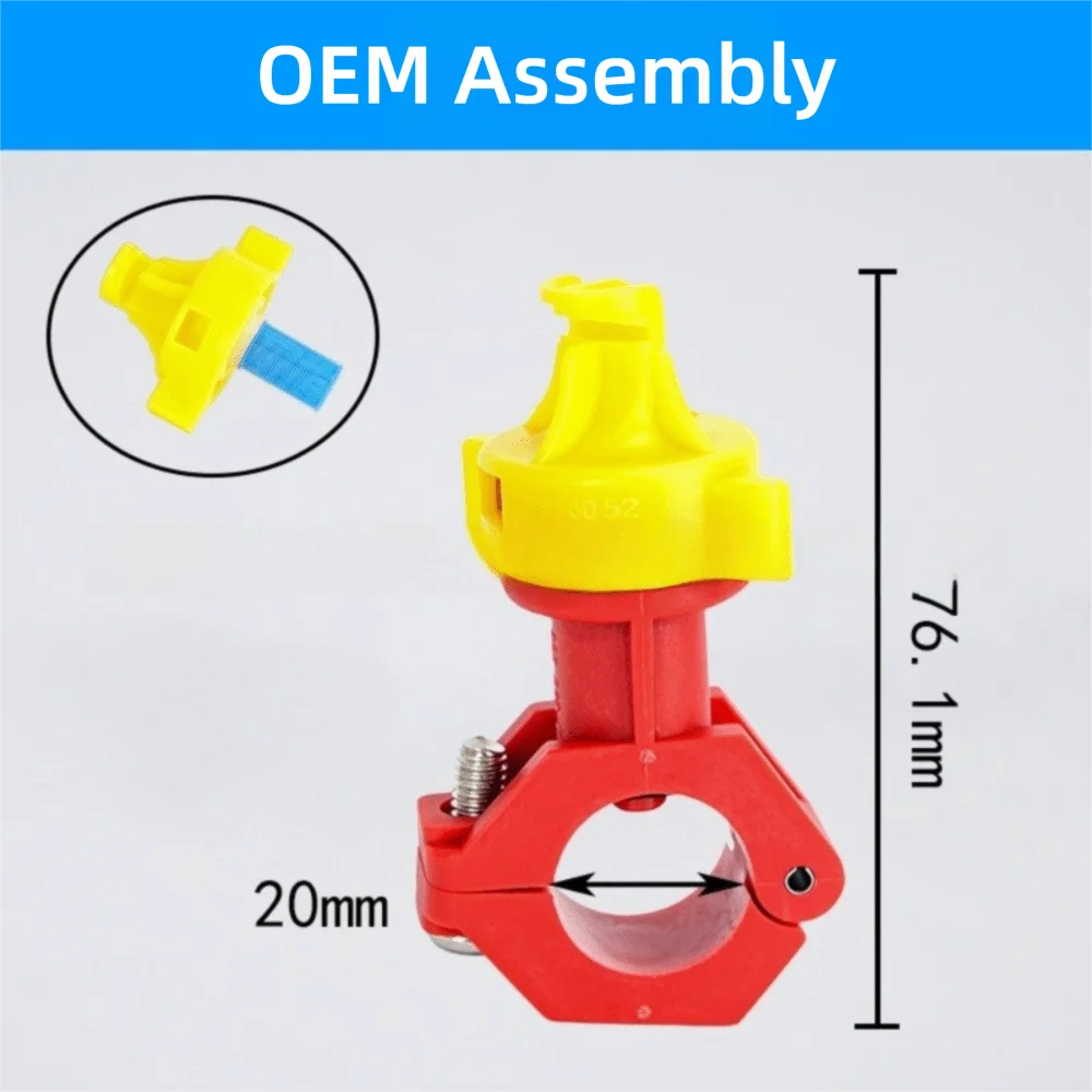 Double Steel Wheel Road Roller Water Spray Nozzle Plastic Durable Water Spray Head Water Sprayer for BOMAG Road Roller
