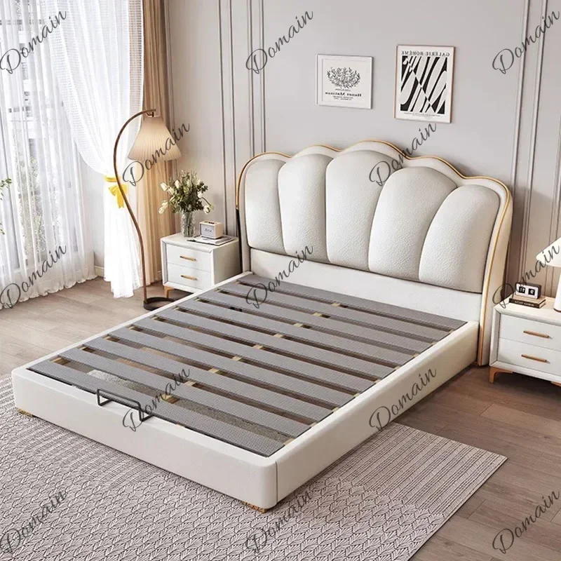NXX Safe Cheap Bed Bedroom Frame Design Loft Floor Sun Soft Comfortable Beauty Platform Bed Full Camas De Casal Outdoor Furnitur