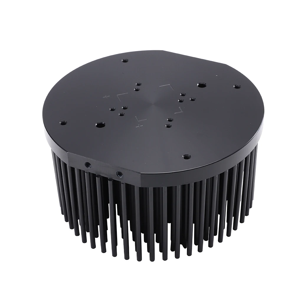 50-65 واط الألومنيوم المبرد 135 مللي متر قبل حفر دبوس زعنفة led المبرد لتقوم بها بنفسك كري COB cxb3590 المواطن كلو048 1212 تنمو ضوء