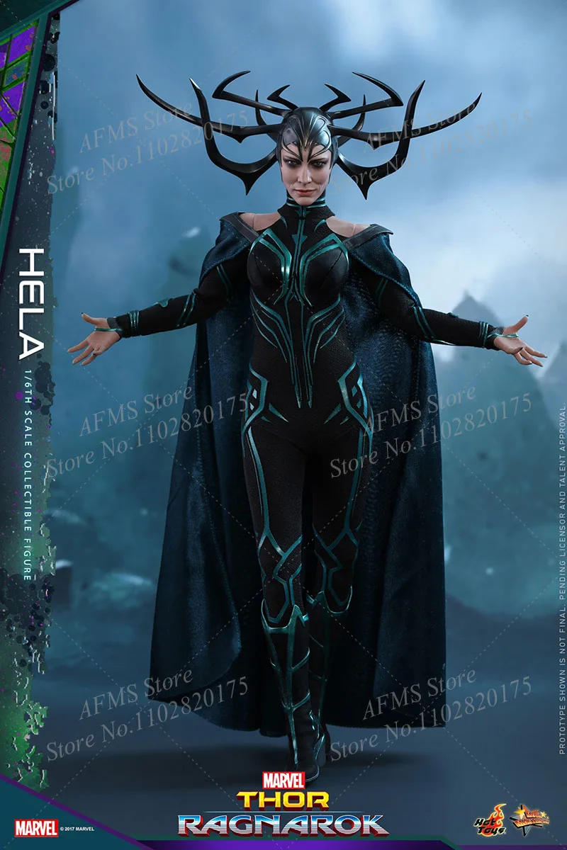 HOTTOYS HT MMS449 1/6 Women Sodlier Hela Thor Ragnarok Death Goddess Full Set 12Inch Action Figure Model Collectibles Toys