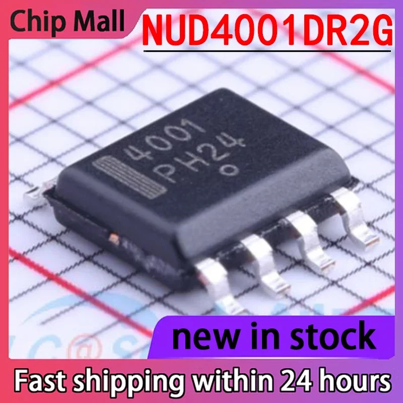 

10PCS Brand New NUD4001DR2G Silk Screen 4001 Packaging SOP8 3.6V~30V LED Driver