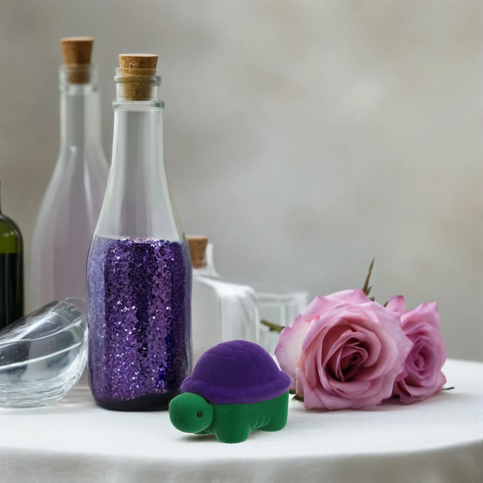 

Turtle Shaped Jewelry Box Cute Cartoon Ring Holder Small Travel Earring Organizer Home Decor Funny Jewelry Storage Small Trinket