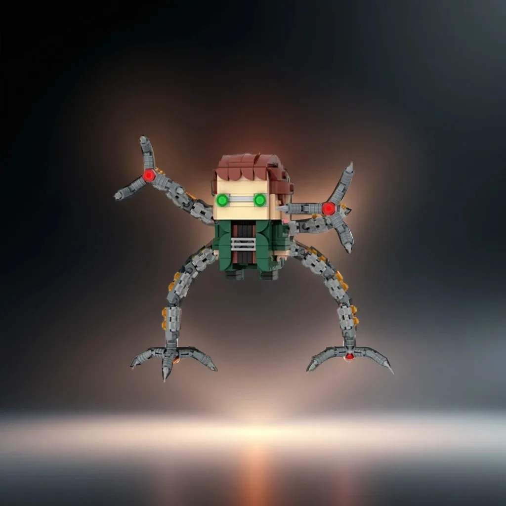 

320PCS Doc Ock BrickHeadz Spiderer - Man No Way Home MOC Model Education Model Building diy Blocks Birthday Toys Gift