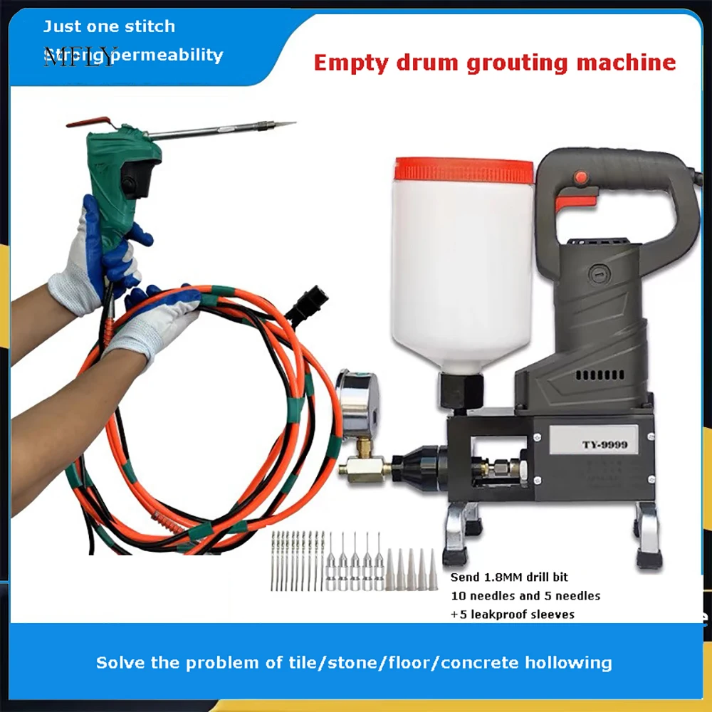 Floor Tile Hollow Drum Grouting Machine Stone Marble Tile Hollow Drum Filling Injection Compound Special Glue
