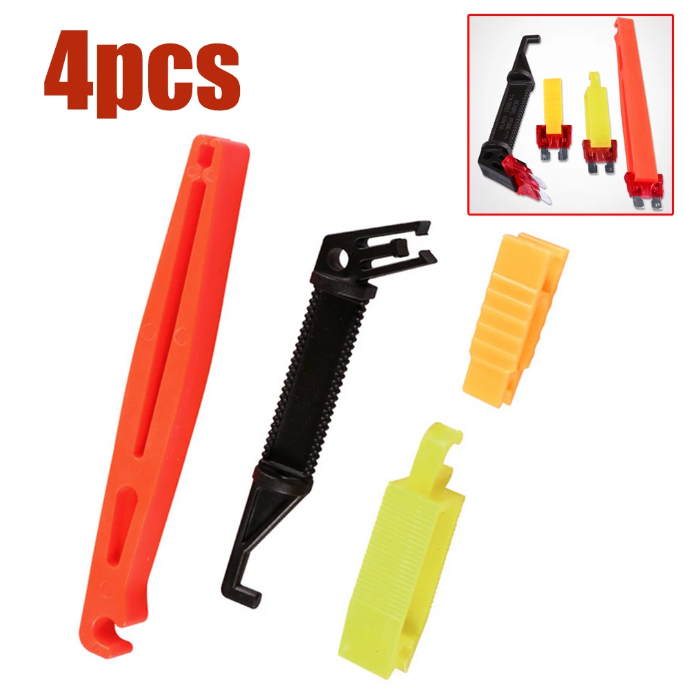 

Fuse Clip Fuse Puller Set Tools 4 Pieces Accessories Accessory Automobile Brand New Extractor Removal Mini Parts