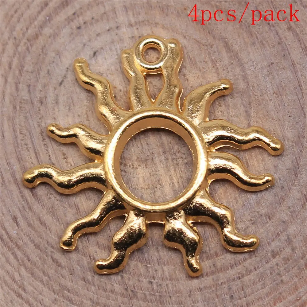 Sun Charms For Jewelry Making DIY Pendants For Gift Bulk