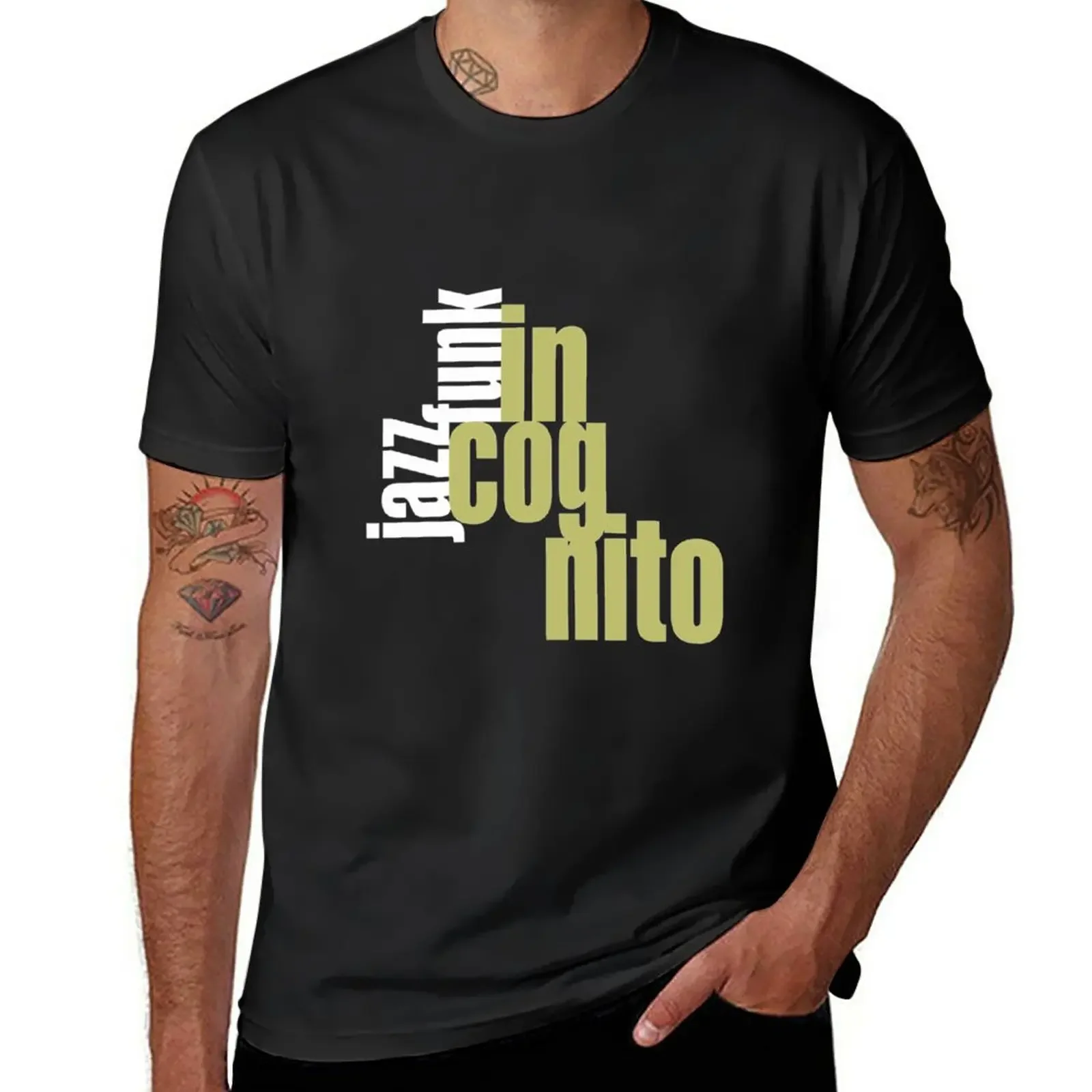 New Incognito T-Shirt graphics quick drying vintage plus sizes Men's clothing