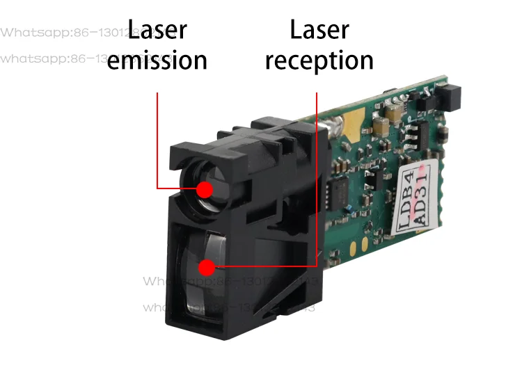 High Accuracy TOF - Distance Sensor 10m Small  1mm Precision - Module RS232 I2C Optical Measuring Sensor Industrial