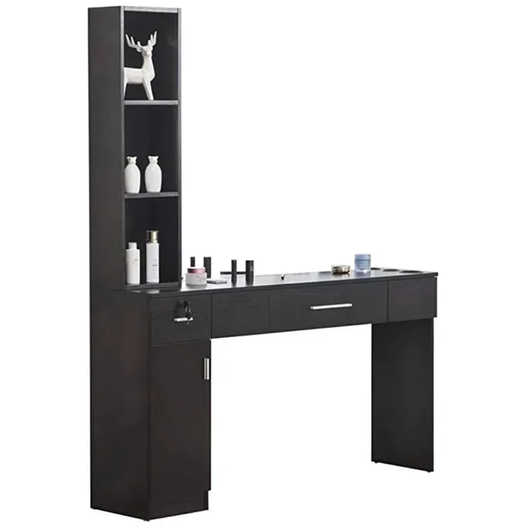 

Wholesale Price Barber Shop Mirror Table Hair Salon Mirror Table Wholesale Beauty Salon Furniture Station