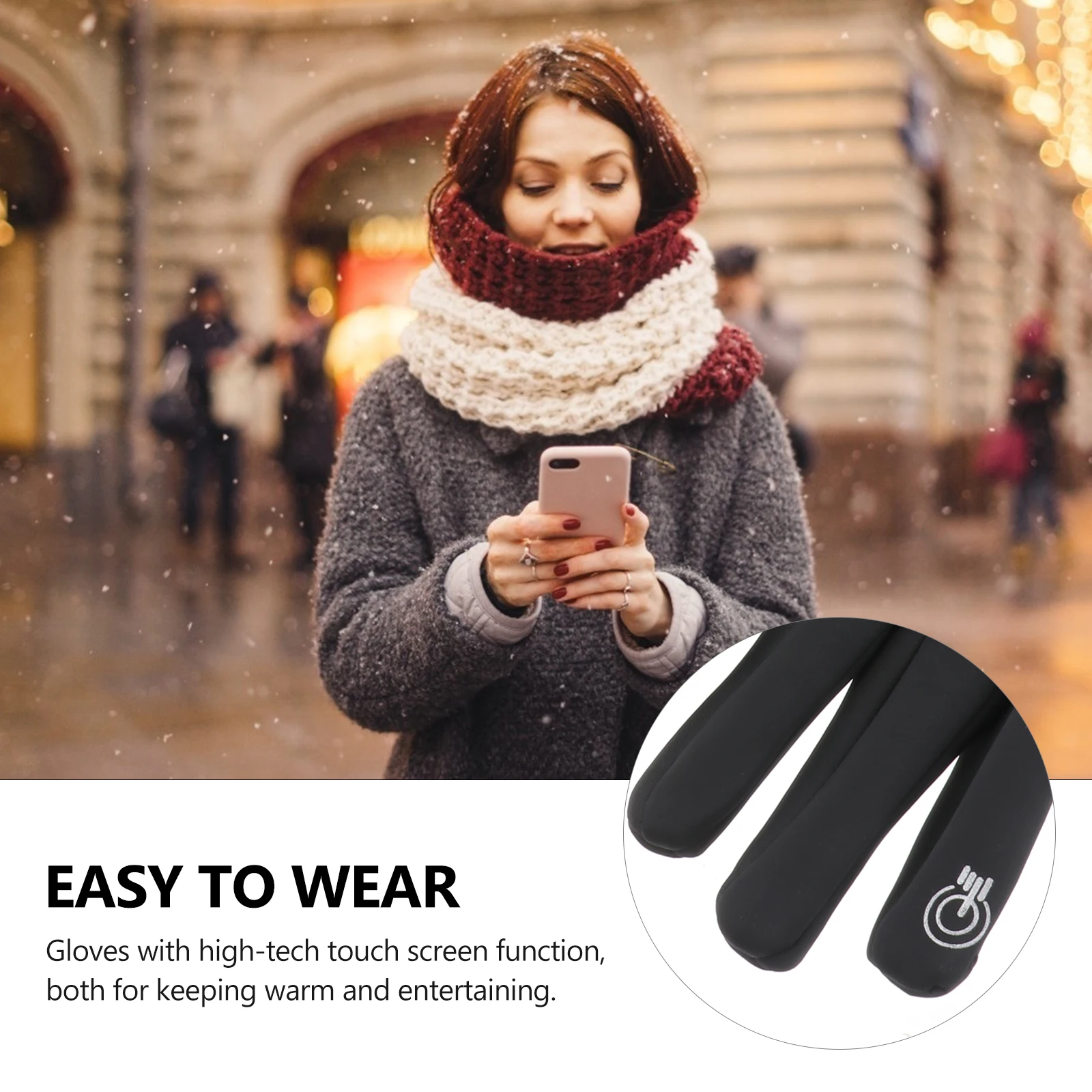 

Cycling Sports Bike Ridding Winter Outdoor Touch Winter Screen Windproof Cuff Sports Gloves Gloves