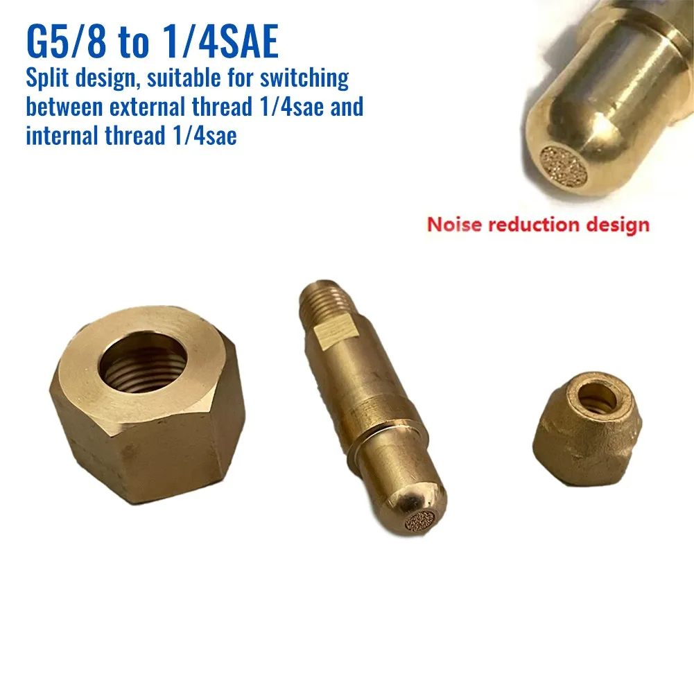 

Kit Bottle Adapter On 1/4 \\\"SAE Thread Male 1/4 SAE Set Use Female 5/8 For R134A W21.8 To 1/4 SAE High Quality