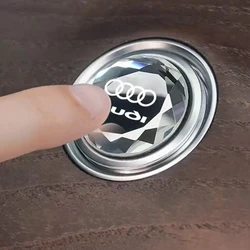 Car Engine Start Button Cover Stop Switch Emblem Sticker For Audi A3 A4 B8 8P 8V A6 C7 A5 Q5 B7 B6 B9 RS Q3 Q7 S3 S4 S5 S6 TT