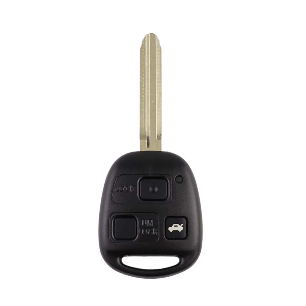 2/3 taste Fernbedienung Auto Schlüssel Shell Fob Abdeckung Fall Für Toyota Corolla Yaris Camry RAV4 Prado Tarago Land Cruiser Kluger FJ Schlüssel Klinge