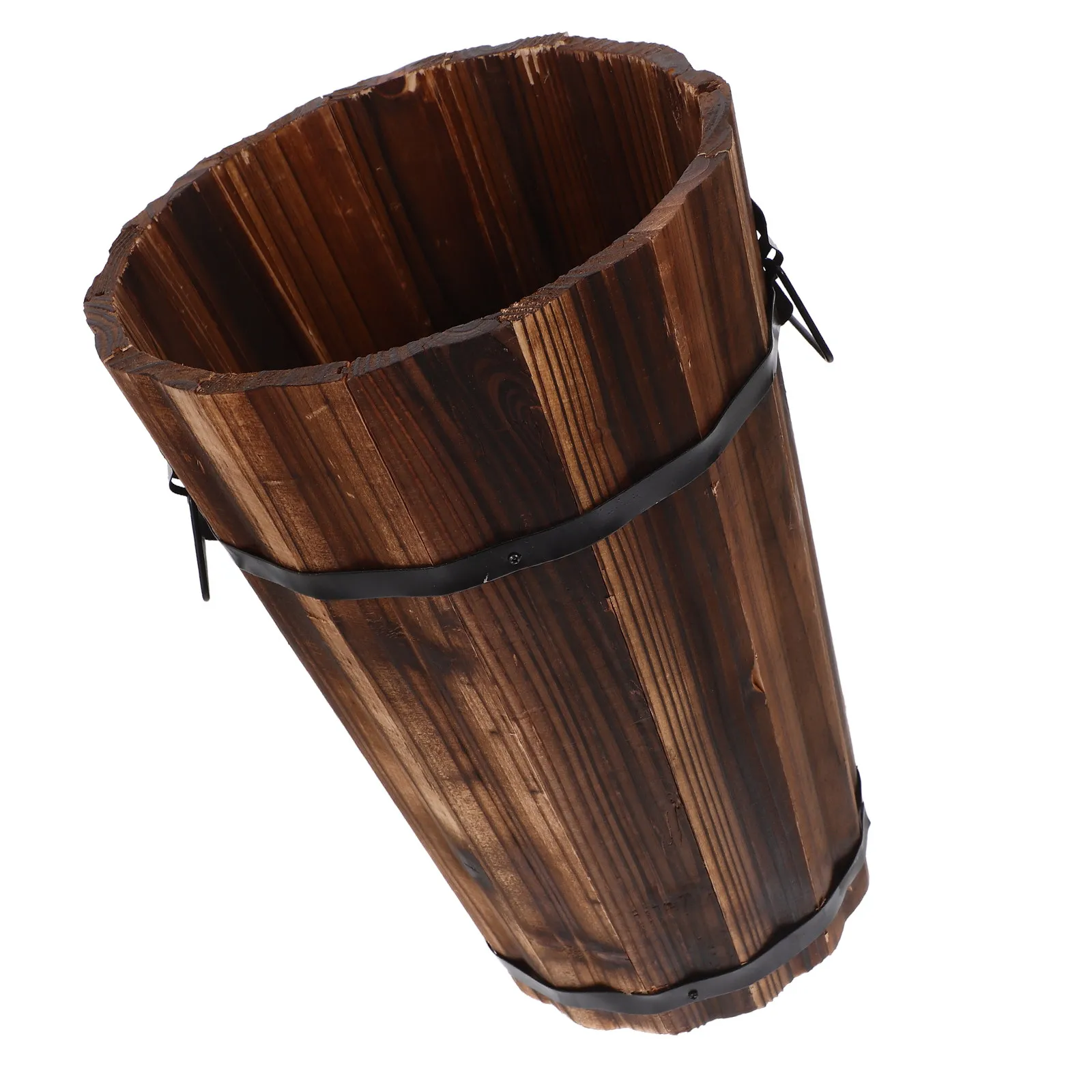 

Trash Can Wooden Bin Farmhouse Trash Can For Bathroom Decorative Trash Cans For Bedroom Bathroom Accessories Office Trash Bin