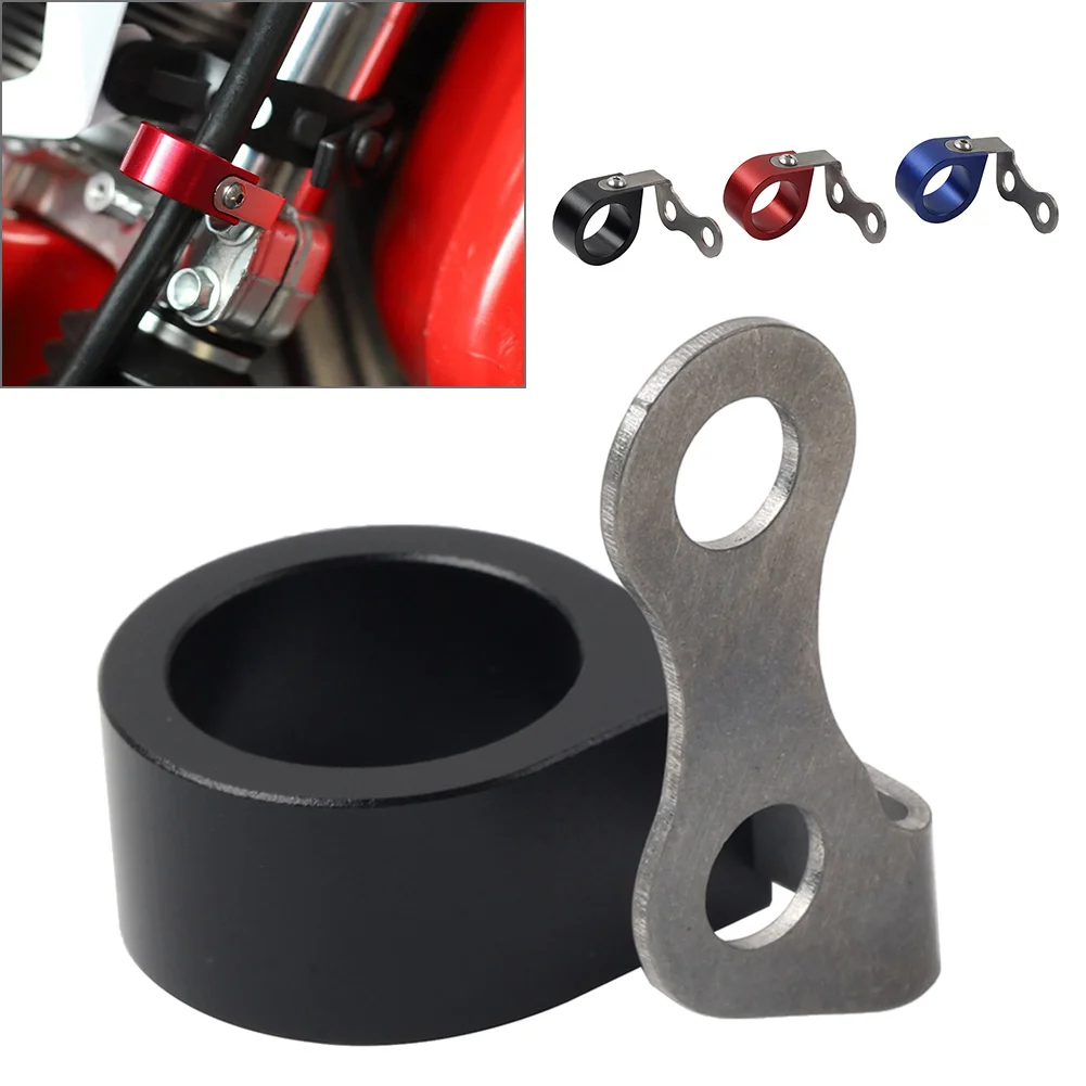 1PCS CNC Front Brake Hose Bottom Cable Guide For HONDA XR 230R/400R/600R/650R XR250 L/R