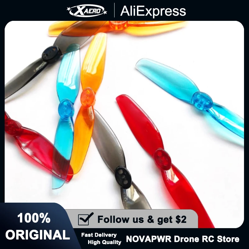 HQProp T3x2 HQ3020 3Inch 2-Blade Ultra-Light Propeller High Speed Racing for Toothpick FPV Drones