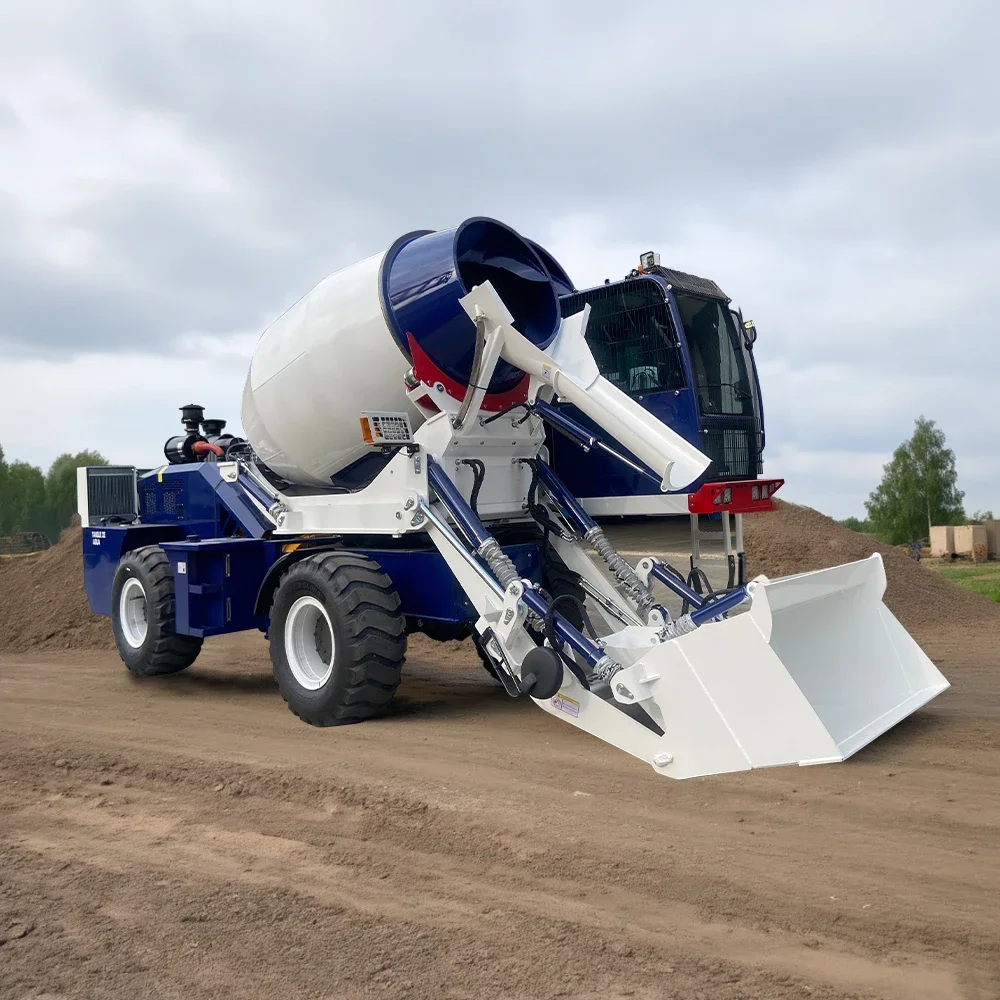 Mobile Small 3.0cbm Construction Mobile Self Loading Concrete Mixer Truck Mobile Concrete Mixer
