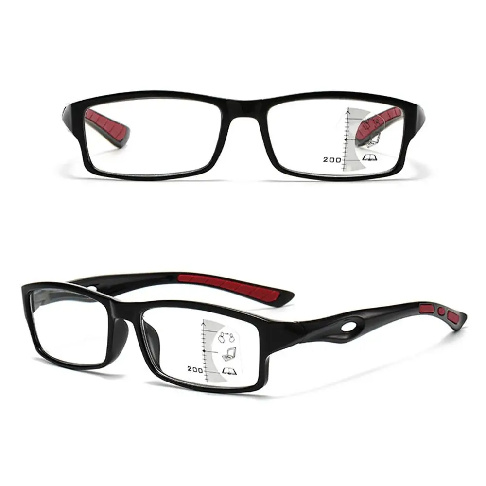 Lunettes de lecture anti-lumière bleue bloquant les rayons bleus, protection progressive des yeux de près et de loin, lunettes d'hypermétropie, multifocales ultralégères