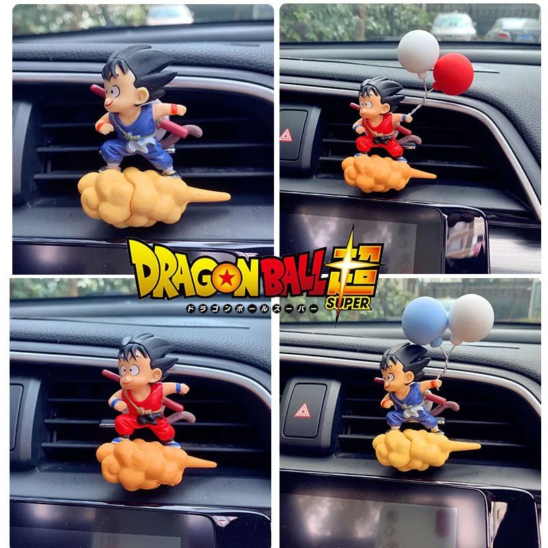 1Pcs Cartoon Anime Dragon Ball Son Goku Car Air Outlet Clip Ornament Aromatherapy Three-dimensional Interior Decoration Gifts