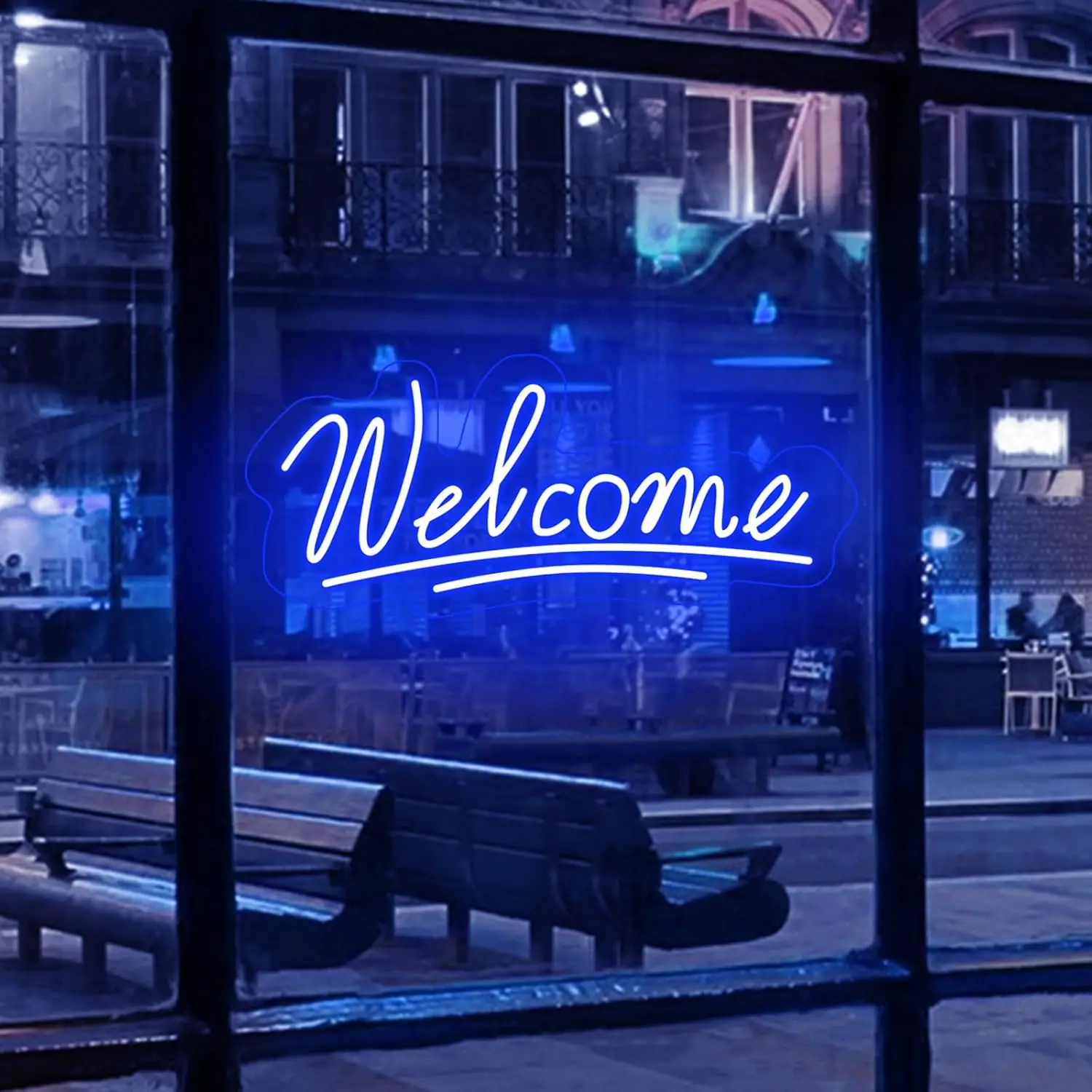 Welcome Neon Sign LED Neon Sign for Storefront Window Shop Florists Bar Cafes Restaurant Pubs, Housewarming Birthday Party Gift