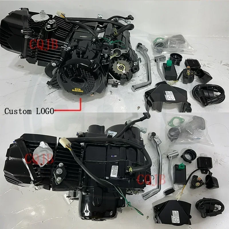 CQJB Motorcycle motorbike pitbike black starter assembly zongshen 190CC 212CC engine