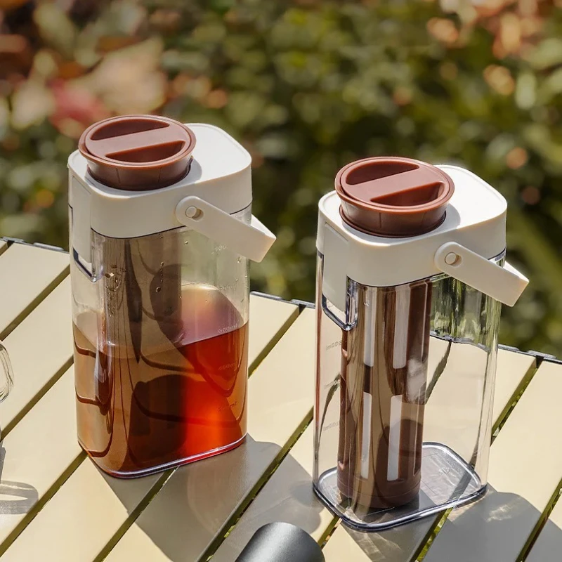 

1л кофейник для холодного заваривания, кофеварка для льда, банка для холодного заваривания, герметичный контейнер, чайник для холодного приготовления фруктов для кемпинга, путешествий