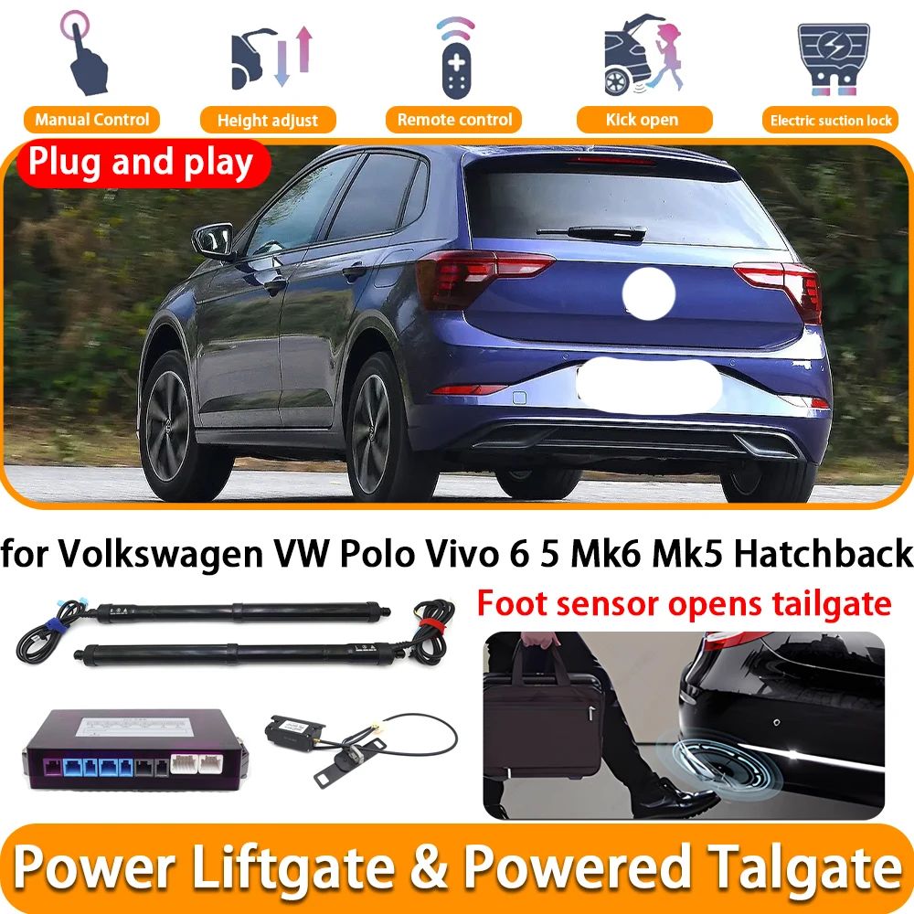 Pour Volkswagen VW Polo Vivo 6 5 Mk6 Mk5 hayon OEM électrique automatique alimenté hayon système de hayon électrique Kit de levage de coffre