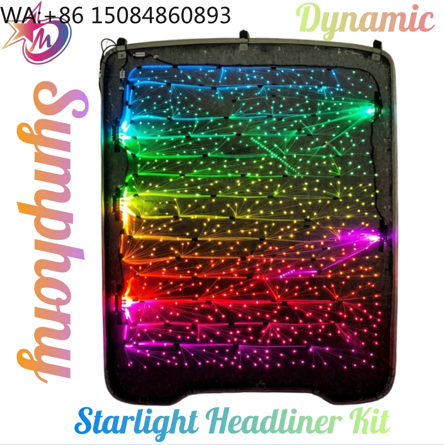 Twinkling Romantic Stars Fiber Optic Light Car Sunroof Lighting Romantic Starlight Headliner Kit