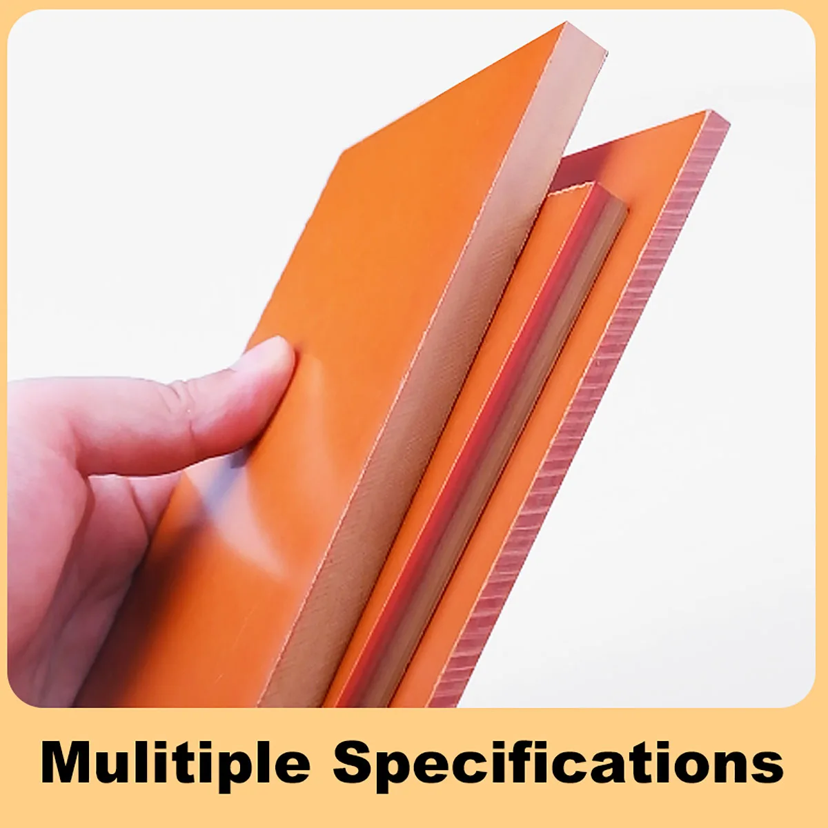 Orange Electrical Bakelite Board Insulated Plate Insulation Phenolic Resin Boards Temperature Resistant Thickness 1-20mm