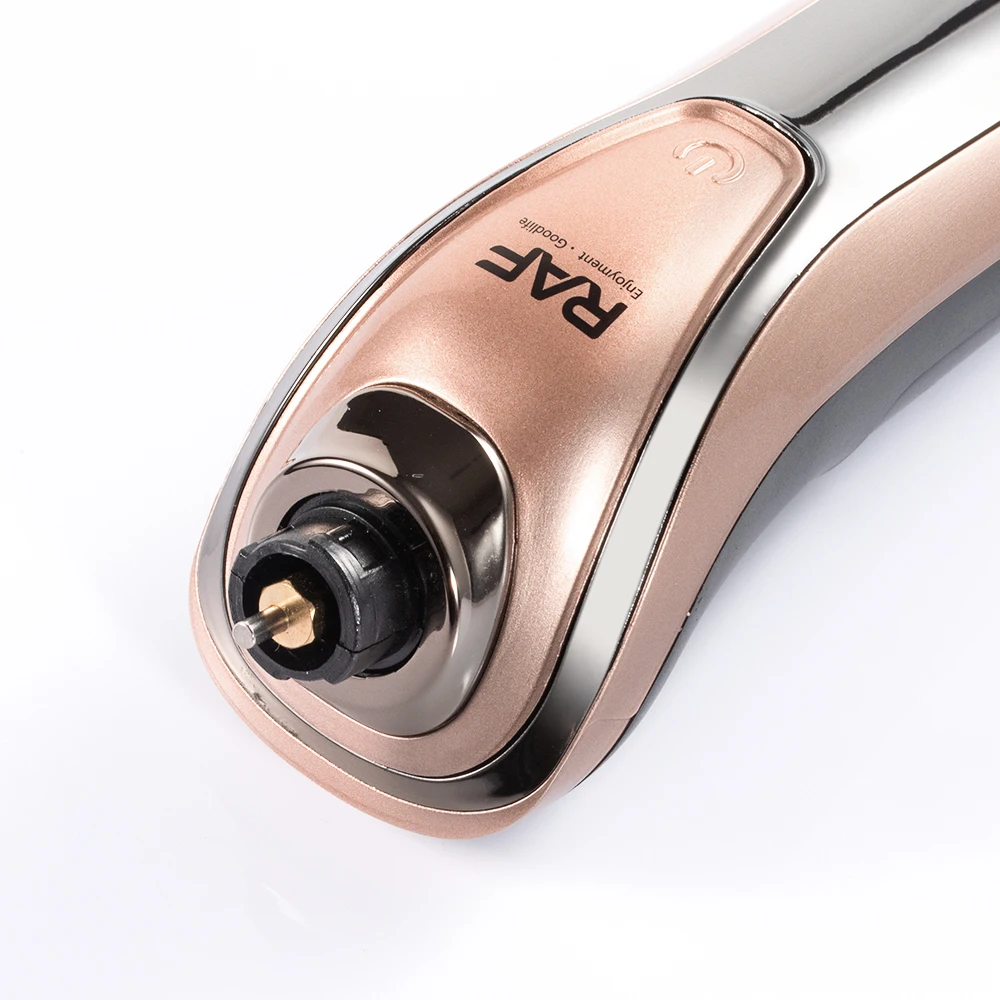 RAF 6000RPM 3 في 1 مجموعة أدوات العناية المهنية القابلة لإعادة الشحن، مجموعة أدوات تشذيب الشعر الكهربائية مع شفرة شفط مغناطيسية #4