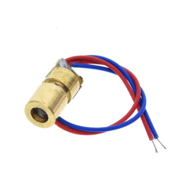 3V 5V laser head diode point copper semiconductor laser 6MM outer diameter