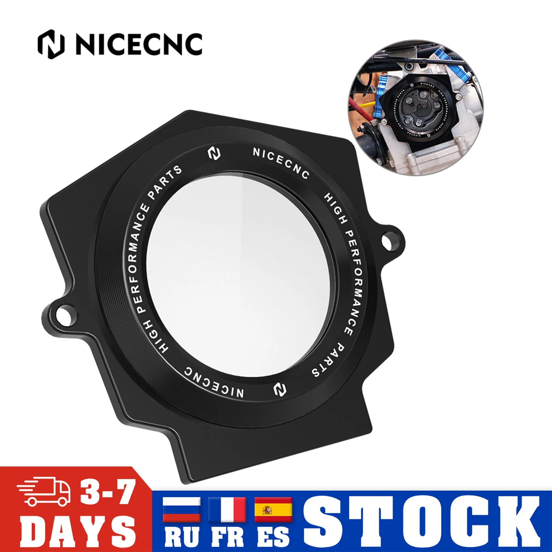 

NICECNC 700 Cam Cover Guard For Yamaha Raptor YFM 700 R 2006 2007-2022 ATV UTV Car Accessories Aluminum Alloy 1S3-11185-00-00