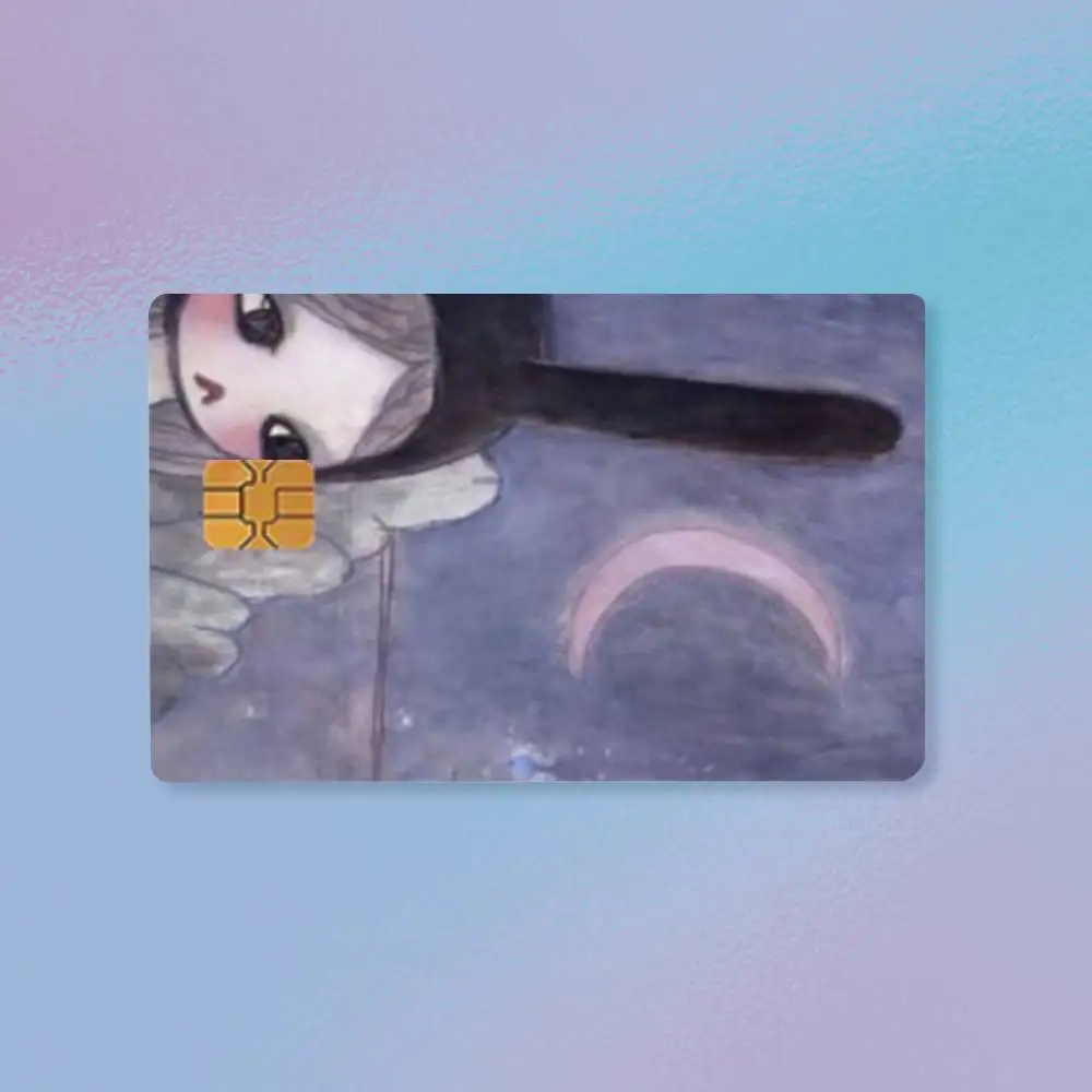Aya Takano P-paintings  Credit Card HD Stickers Premium matte film effectively prevents fingerprints and daily abrasion.