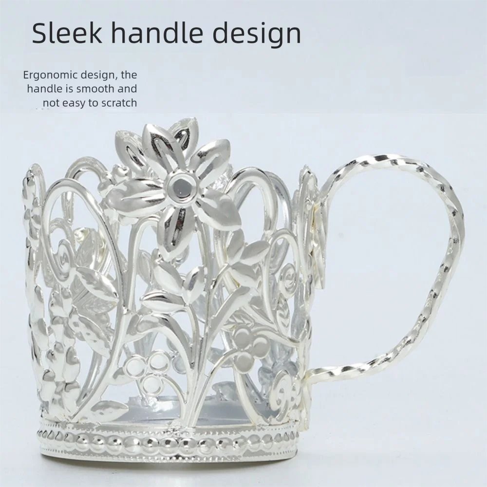 Creative Anti Scalding Cup Holder Multi-functional Luxury Disposable Paper Cup Bracket Portable with Handle