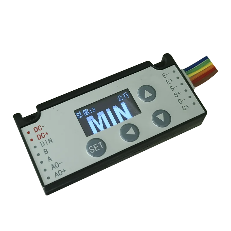 Ultra-Small OLED LCD Screen with 1760Hz Digital/Analog Signal Controls 6 Weighing Sensors Force Sensor Controller