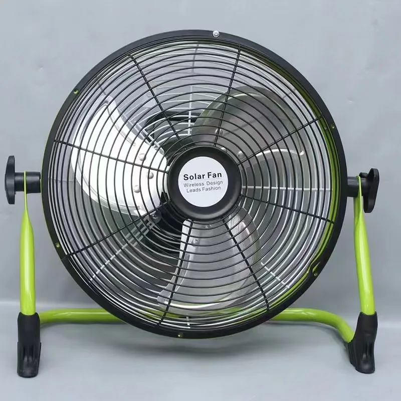 

Suitable for dual-purpose charging fan Outdoor waterproof camping fan Solar fan