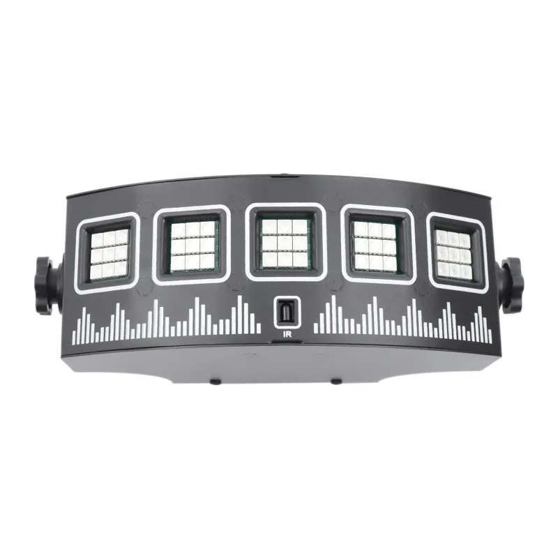 YSH601 DJ Party Light Sound-Controlled Strobe LED Light Remote Control 7 Color Party Light for Stage Bar Party
