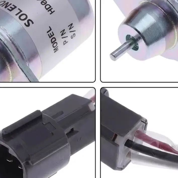 Fuel Shut  Solenoid 129612-77940 For Yanmar 3TNV88-BPTB2 4TNV98 DH80 Fuel Shut  Solenoid Replacement Accessories