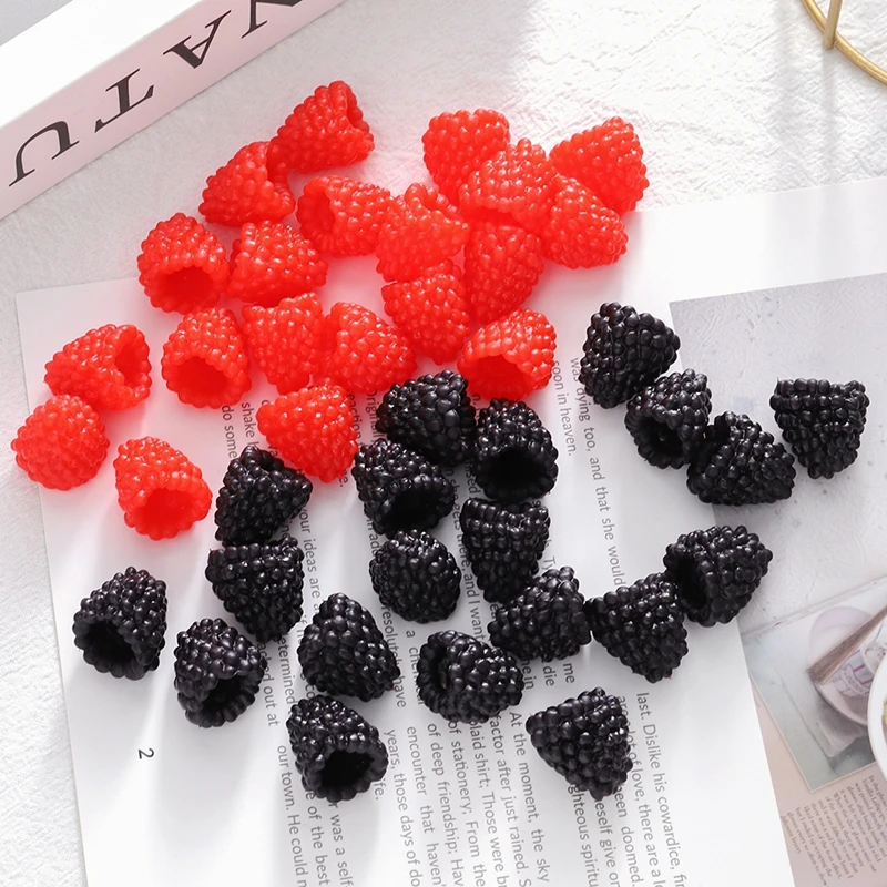 5/10Pcs Artificial Fruit Simulation Raspberry Model PVC Fake Food Crafts Ornament Fruit Shop Window Display Props DIY Cake Decor