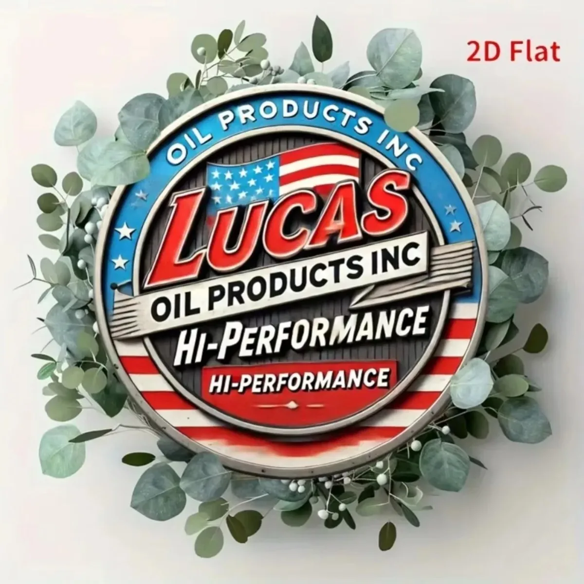 لافتة LucasOil القوية مع تصميم Kexle: مصممة للمرآب وورش العمل التلقائية، سهلة التعليق، ديكور مثالي وهدية للمنزل والمكتب