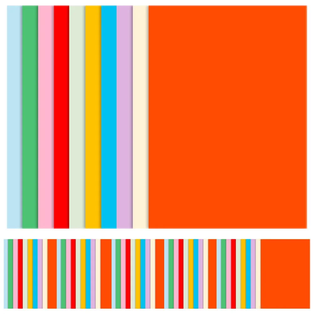 صفائح ورق حرفية ذاتية الصنع لأوراق اوريغامي الملونة، مجموعة صنع البطاقات الفنية، ورق طباعة فارغ، مشاريع DIY #6